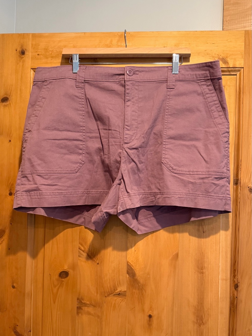Old Navy High-Waist Chino Shorts - Dusty Mauve
